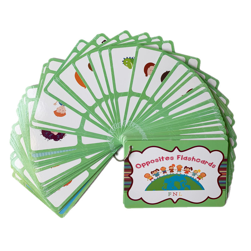 Kids Educational Game - The 100 Groups Opposites Flashcards English