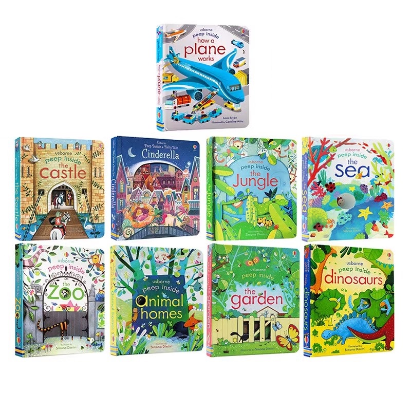 Kids Education Picture - Peep Inside Usborne Book English Educational