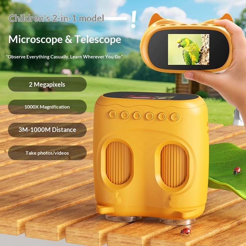 Education Kids Definition - 2-in-1 Educational Kids Binoculars: High-Definition Camera