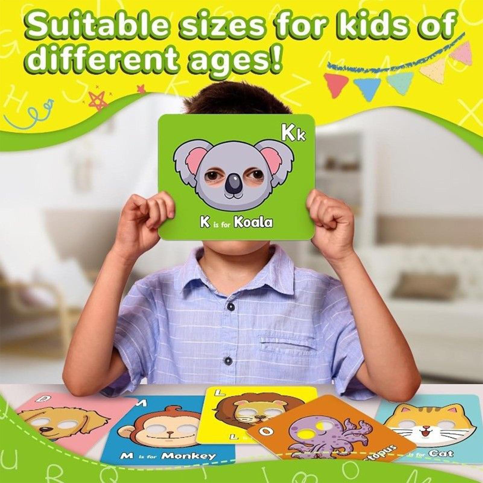 Flash Card Alphabet - 26 Pieces Alphabet Flash Cards Educational