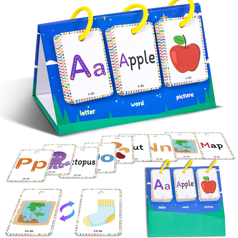 Flash Card Alphabet - Early Education Letter Card Flash Cards