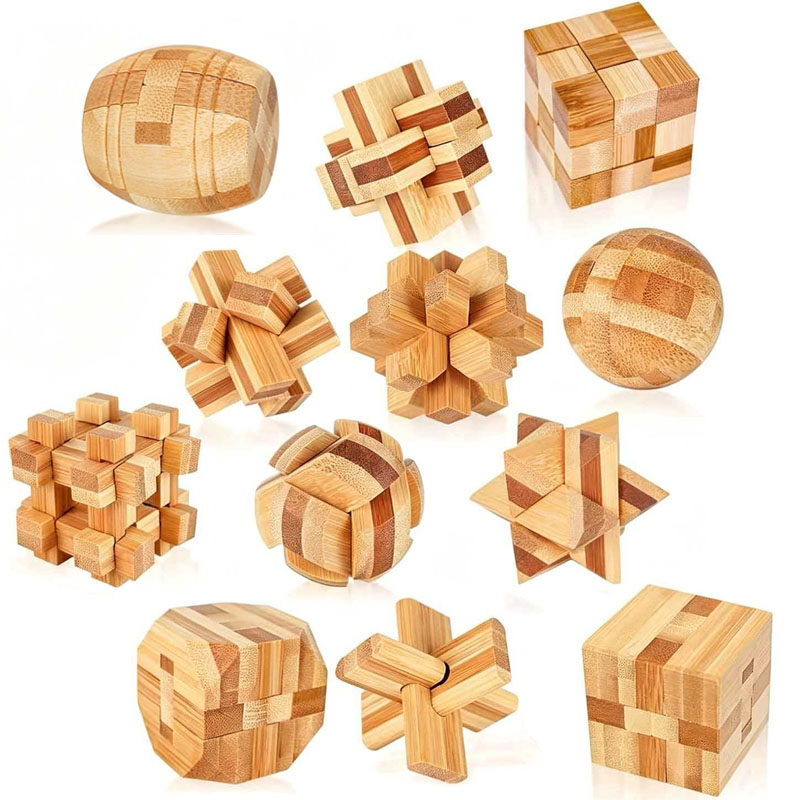 Kids Education Yes - NEW 4.5CM Lu Ban Lock Puzzle