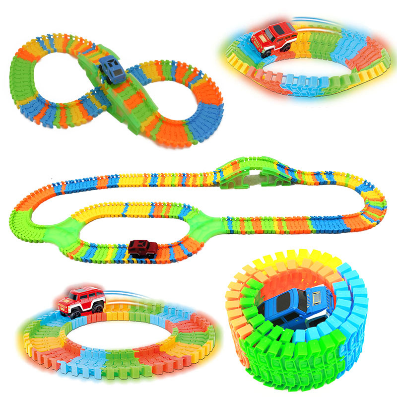Hot Wheels Car Track Sets - DIY Assemble Universal Racing Set Track