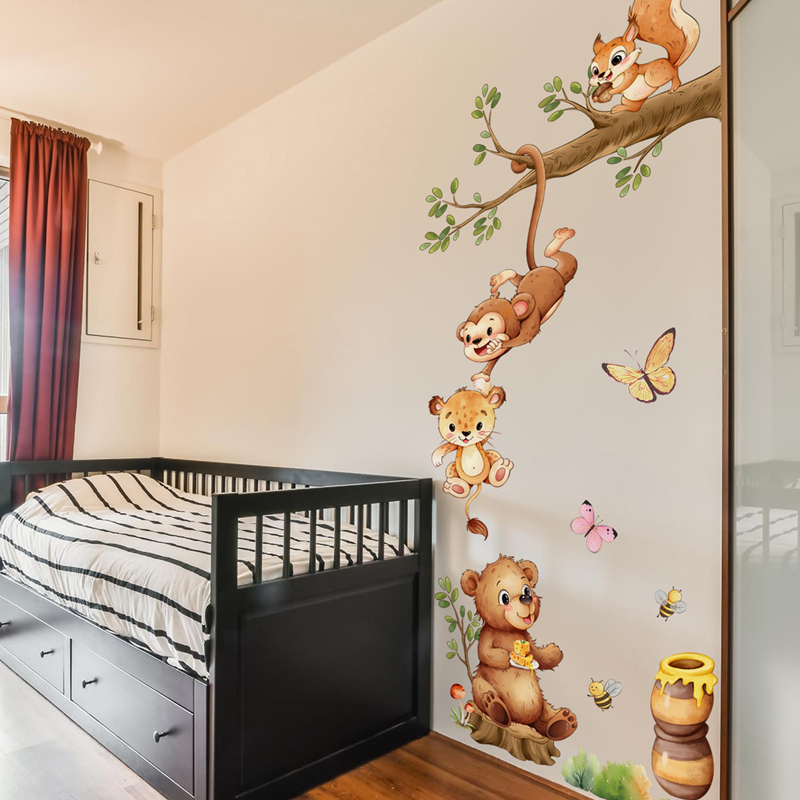 Animal Branches Cute Monkey Bu - đánh giá và giá Kids Education Room