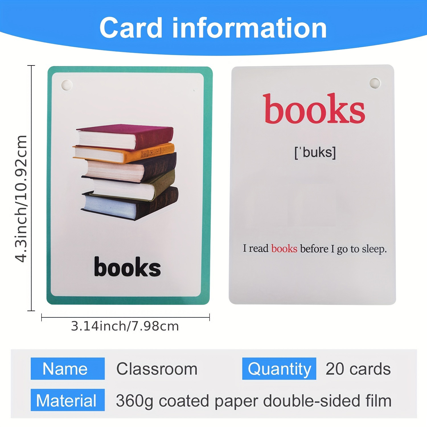 Classroom Stationery Vocabular - đánh giá và giá Flash Card Alphabet