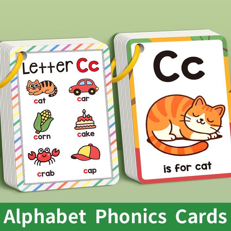 156 Words A-Z Learning Cards w - đánh giá và giá Flash Card Alphabet