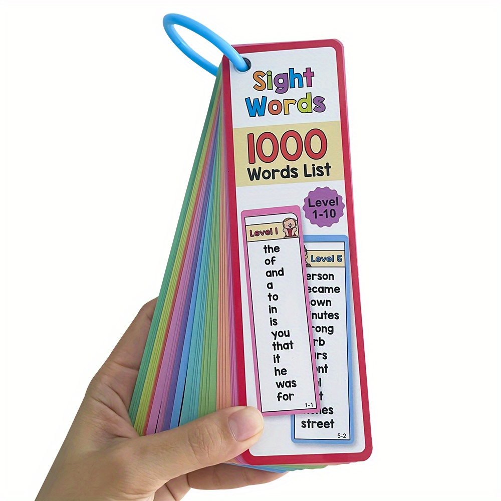 1000 Sight Words List English  - đánh giá và giá Flash Card Alphabet