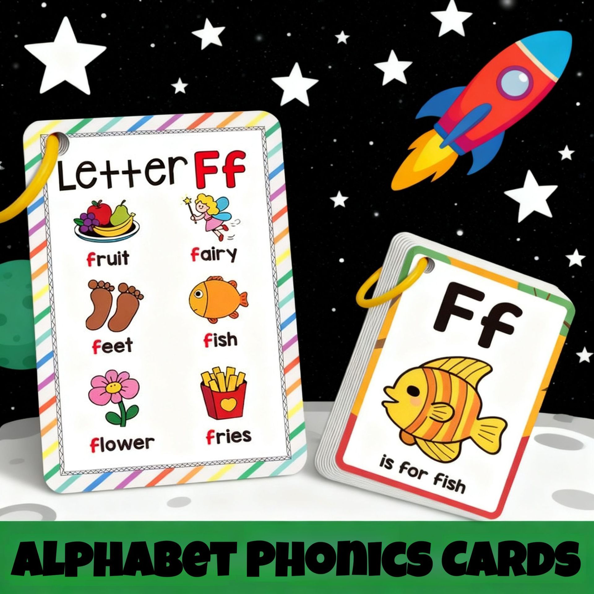 Eco-Friendly Alphabet Phonics  - đánh giá và giá Flash Card Alphabet