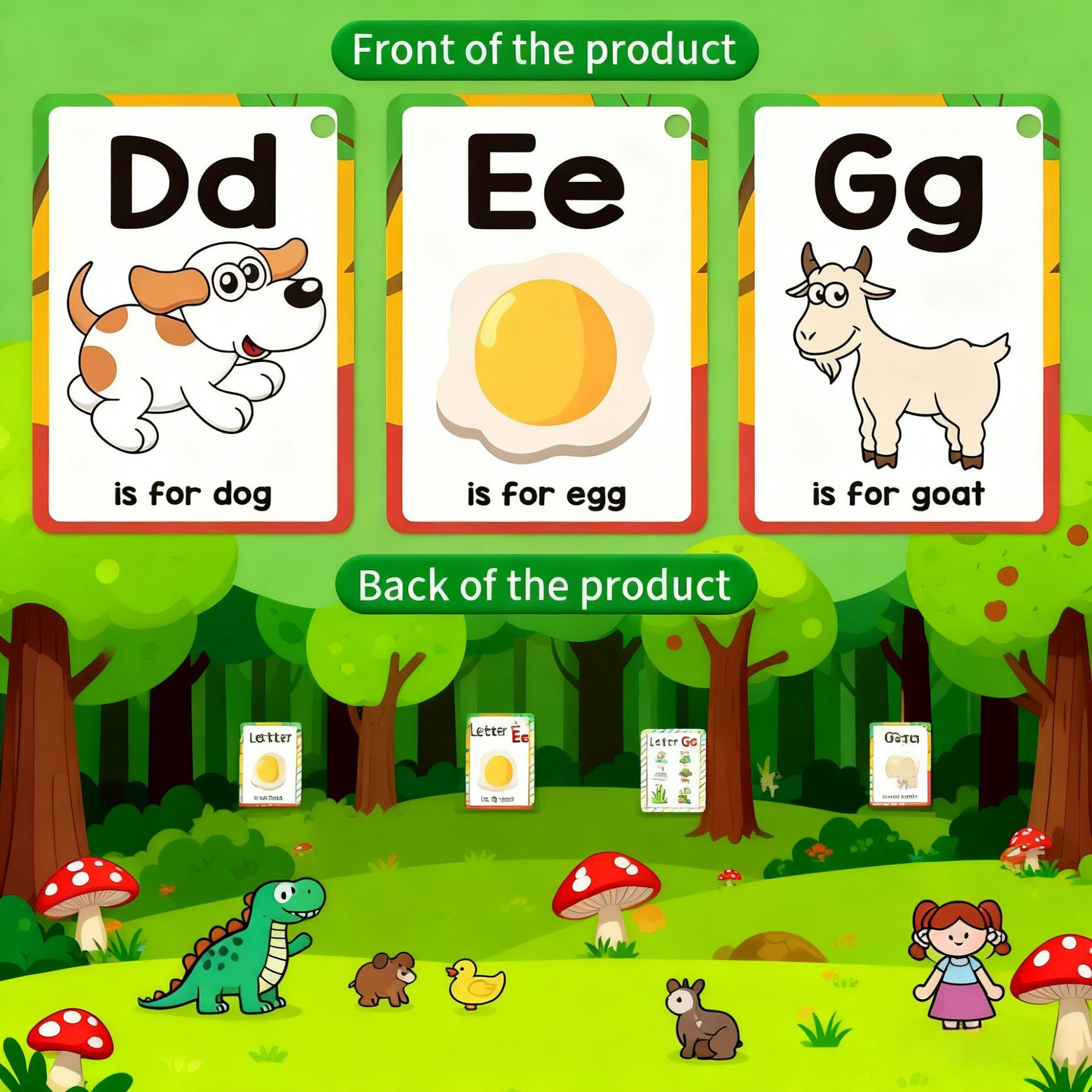 Eco-Friendly Alphabet Phonics  - đánh giá và giá Flash Card Alphabet