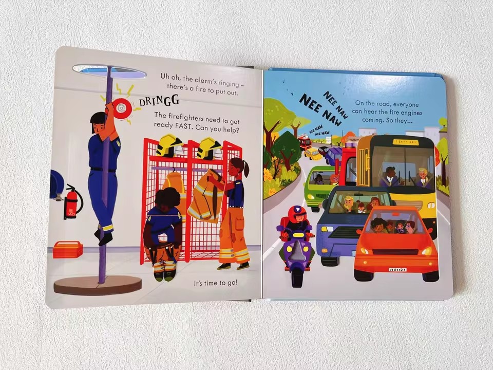 Usborne Peep Inside How A Fire - đánh giá và giá Kids Education In Us
