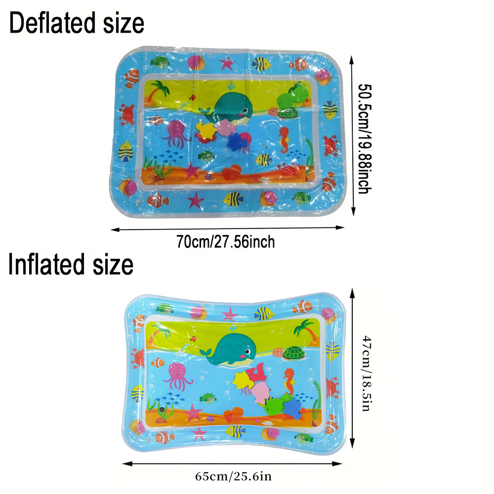 1pc Blue Whale Inflatable PVC  - đánh giá và giá Kids Educational Mat