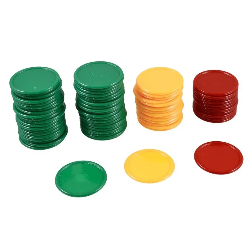 Poker Chips 3.2cm 3 Colors Pla - đánh giá và giá Kids Education Room