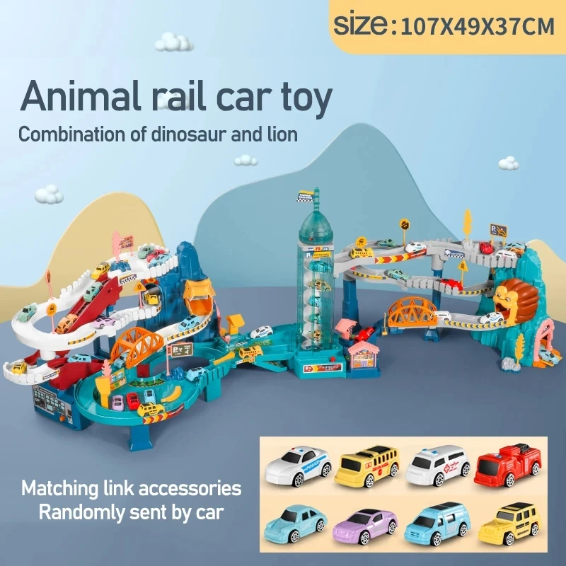 Electric Rail Car Dinosaur Bui - đánh giá và giá Hot Wheels Car Track Sets