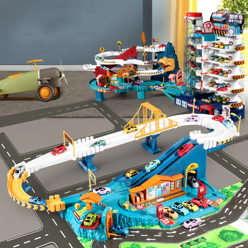 Electric Rail Car Dinosaur Bui - đánh giá và giá Hot Wheels Car Track Sets