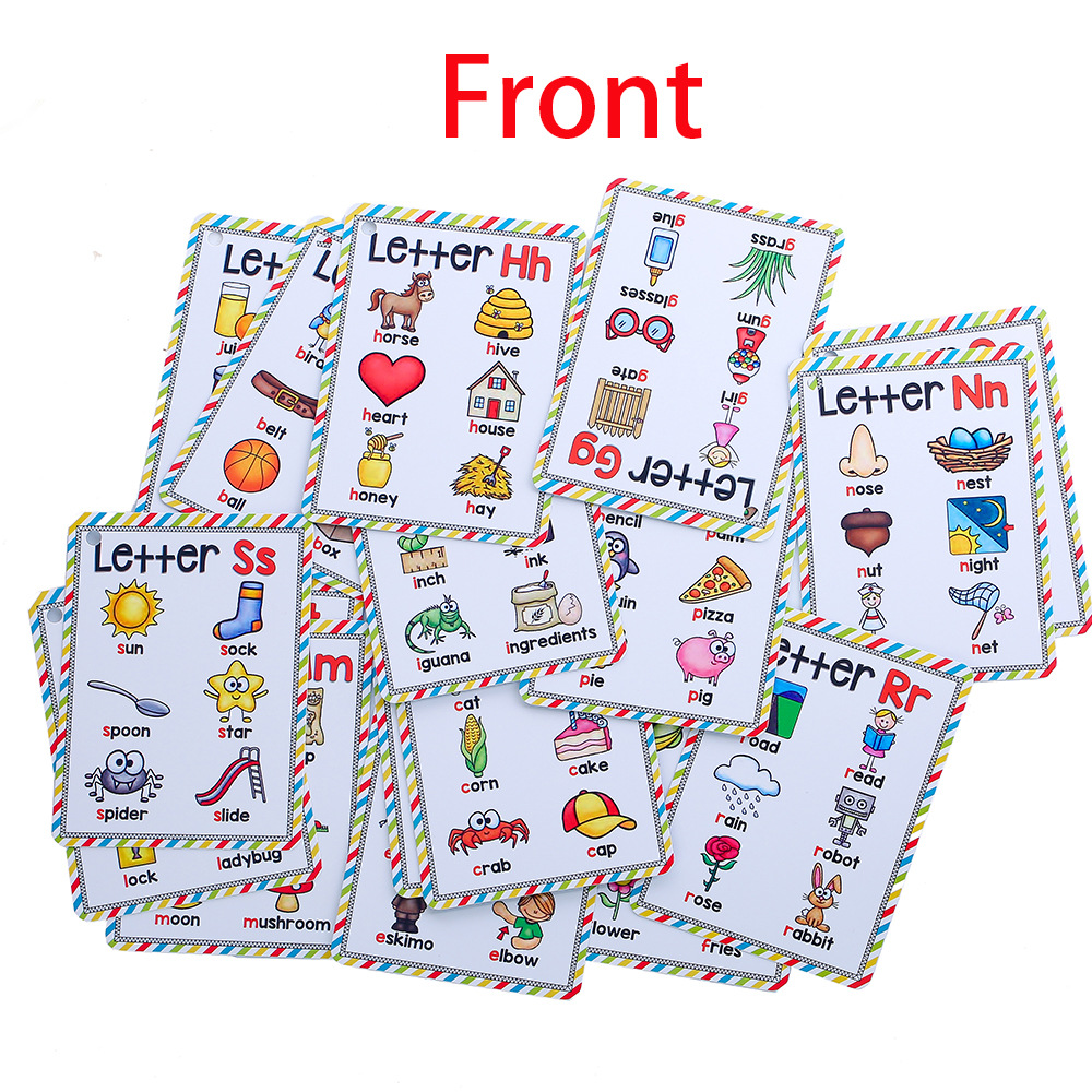 Bview Art English 26 Letters A - đánh giá và giá Flash Card Alphabet