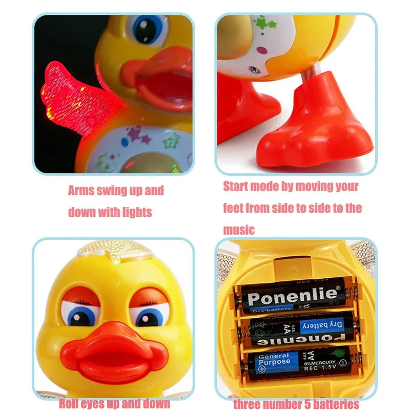 Electric Dancing Duck Toy Inte - đánh giá và giá Kids Education Yes