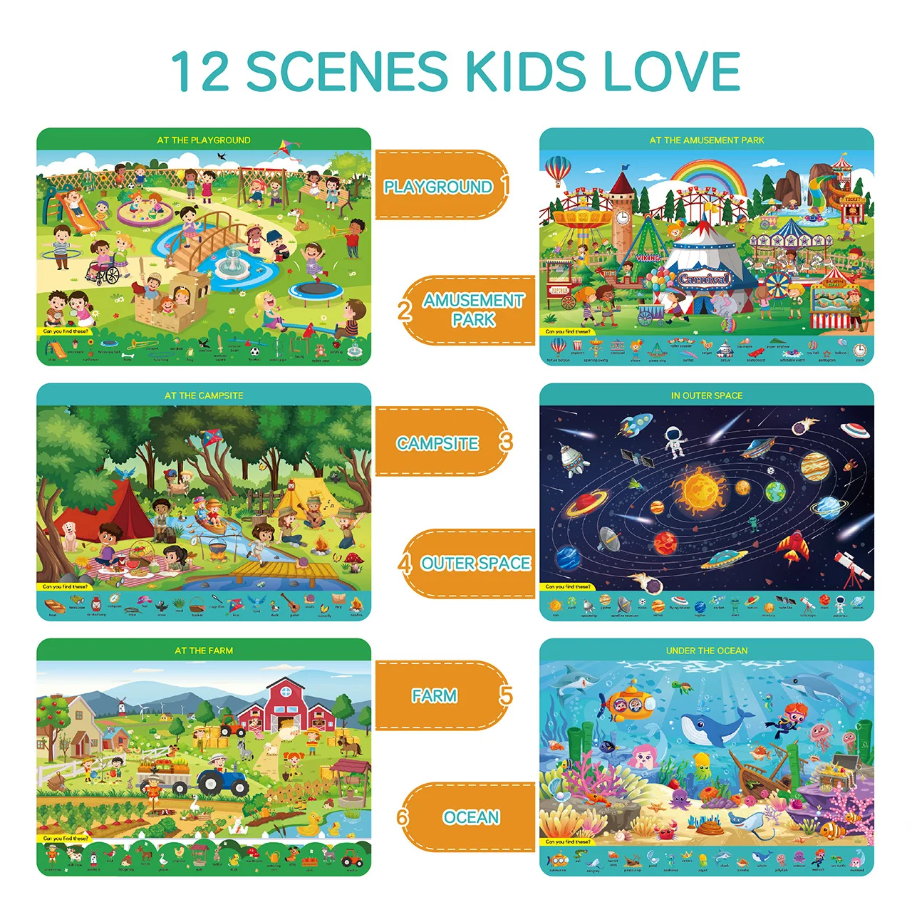 Montessori Search & Find Activ - đánh giá và giá Kids Educational Mat