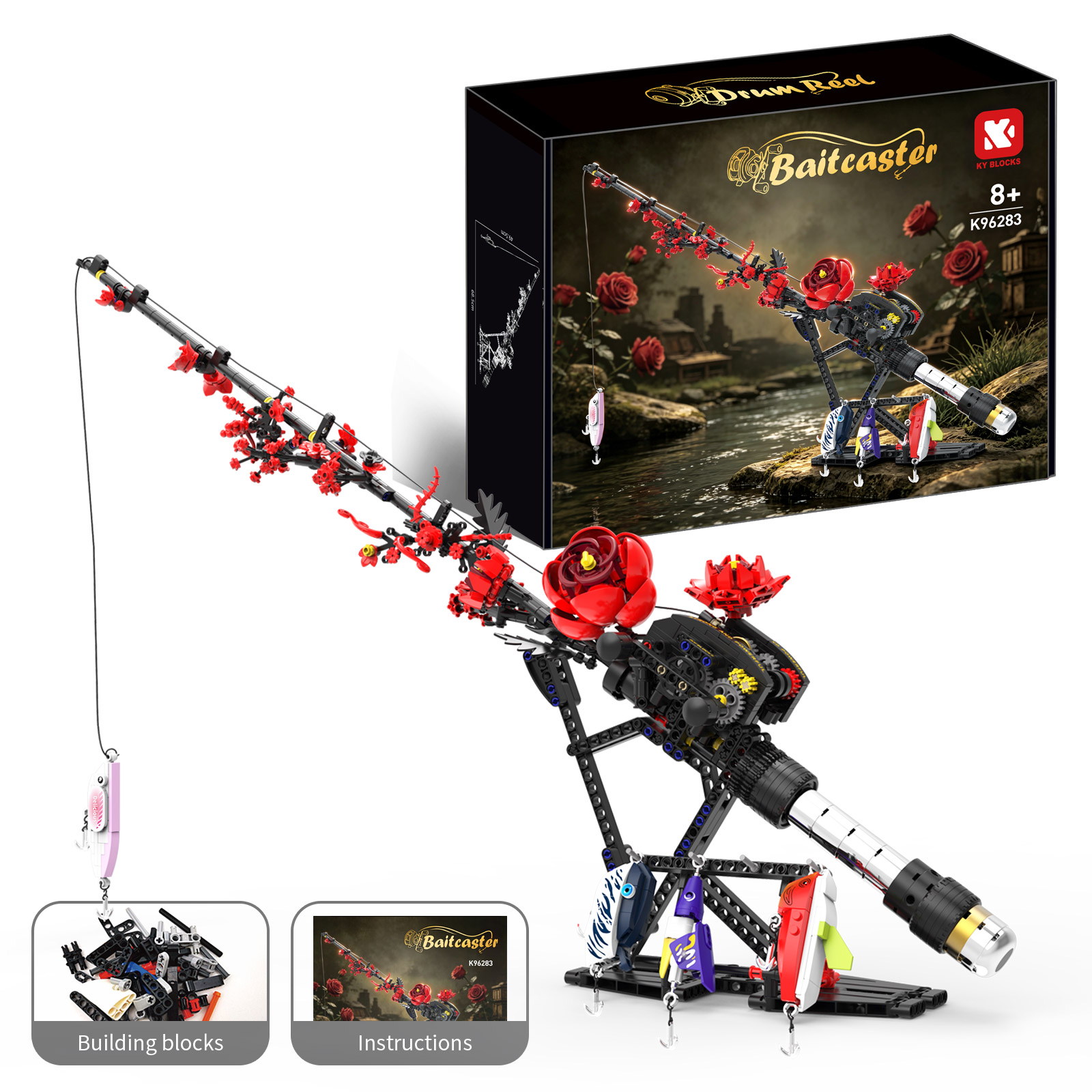 MOC Simulated Gear Reel Rose F - đánh giá và giá Kids Education Reels