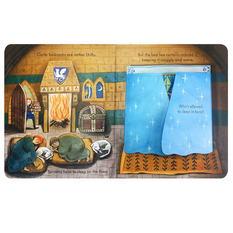 Usborne Peep Inside The Castle - đánh giá và giá Kids Education Picture
