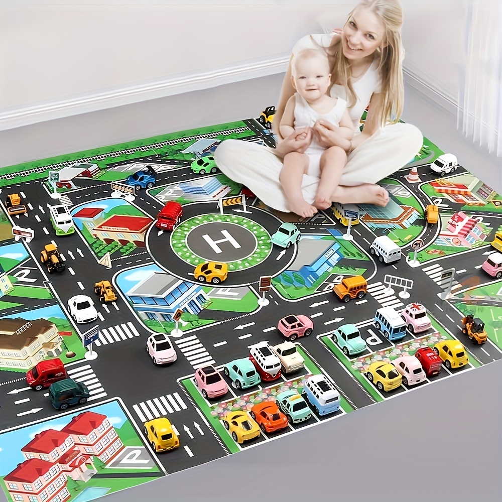 1pc, City Traffic Play Mat, La - đánh giá và giá Kids Educational Mat