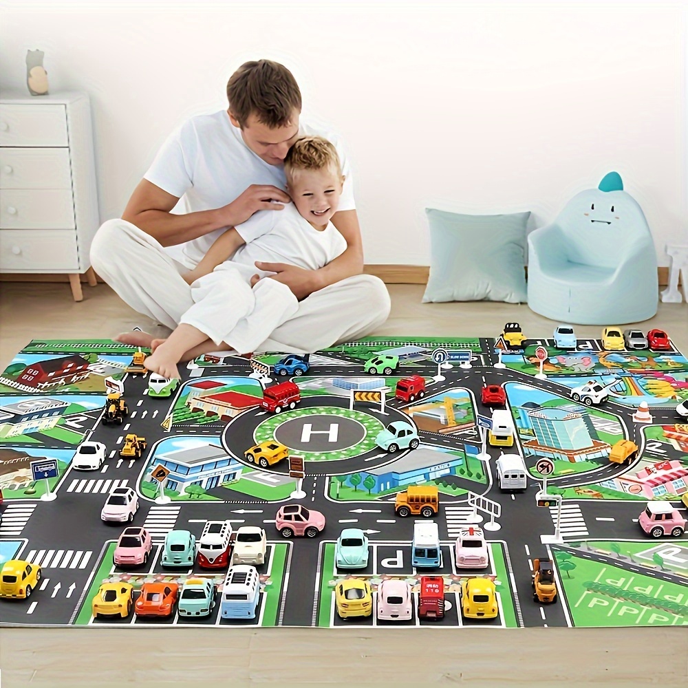 1pc, City Traffic Play Mat, La - đánh giá và giá Kids Educational Mat