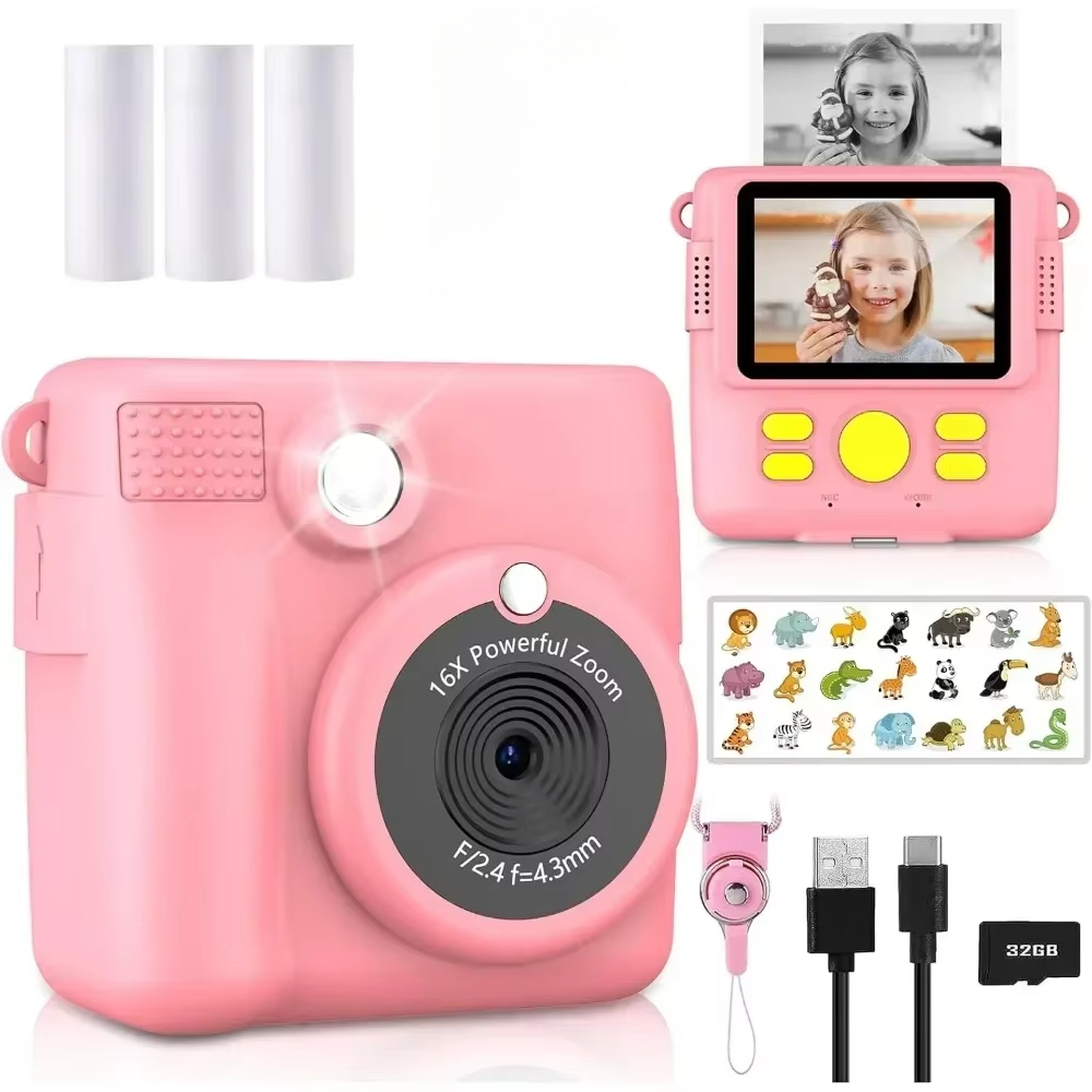 Instant Print Camera for Kids, - đánh giá và giá Kids Education Images