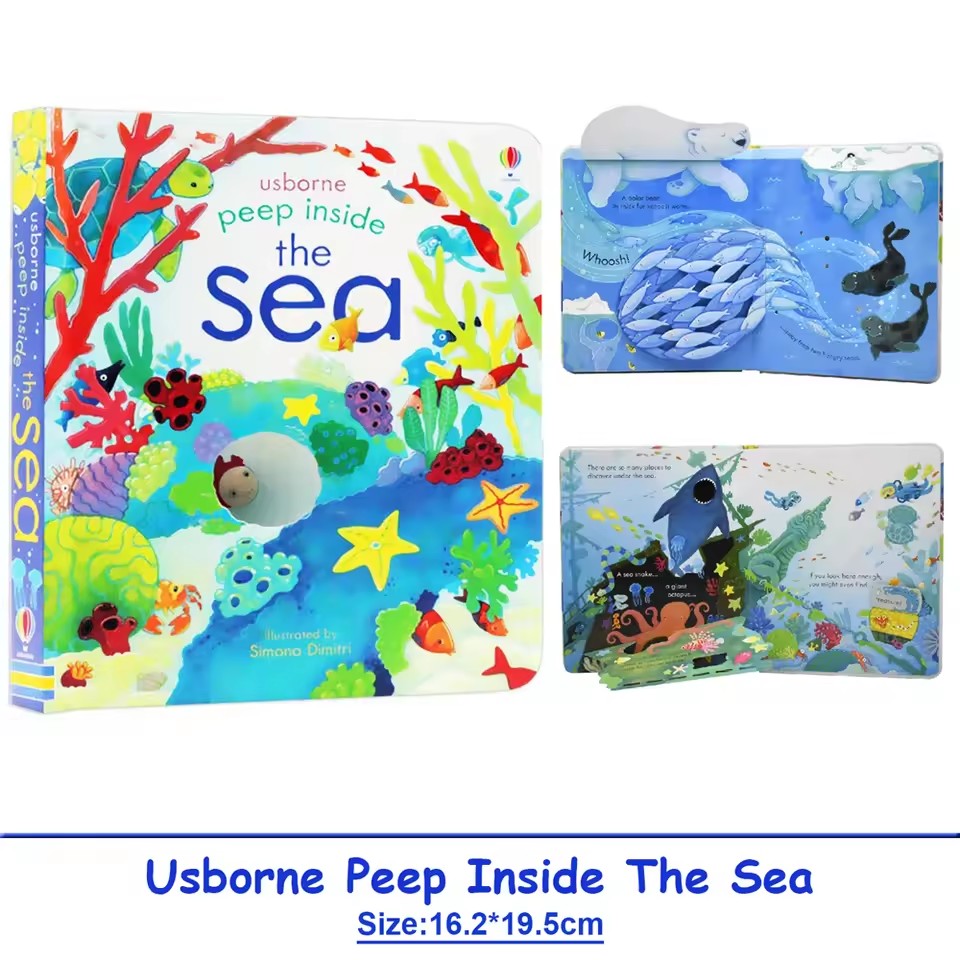 Usborne Peep Inside The Sea Ed - đánh giá và giá Kids Education Picture