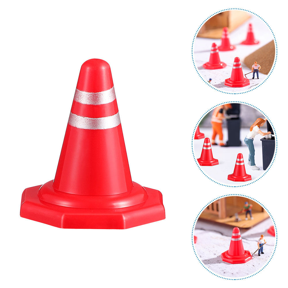 24Pcs Mini Traffic Cones Red P - đánh giá và giá Kids Education In Us