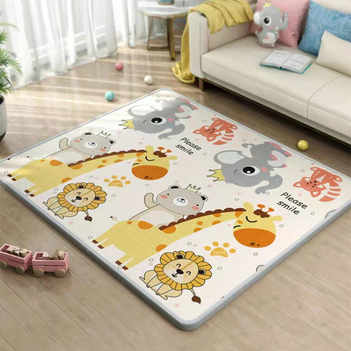 5 sizes to choose Cartoon Baby - đánh giá và giá Kids Educational Mat