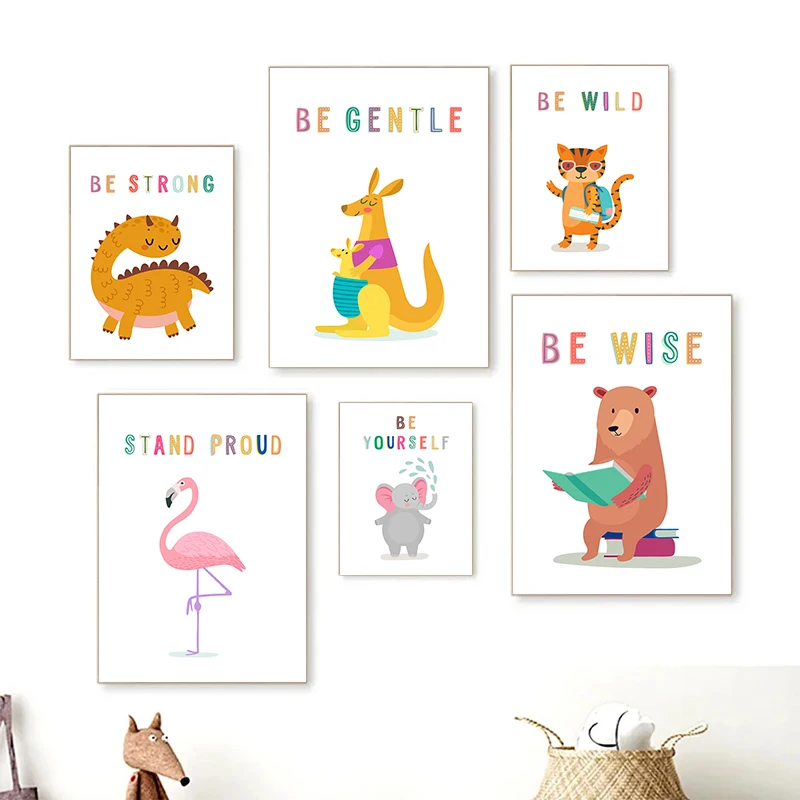 Canvas  Print Wall  Animals En - đánh giá và giá Kids Education Yes