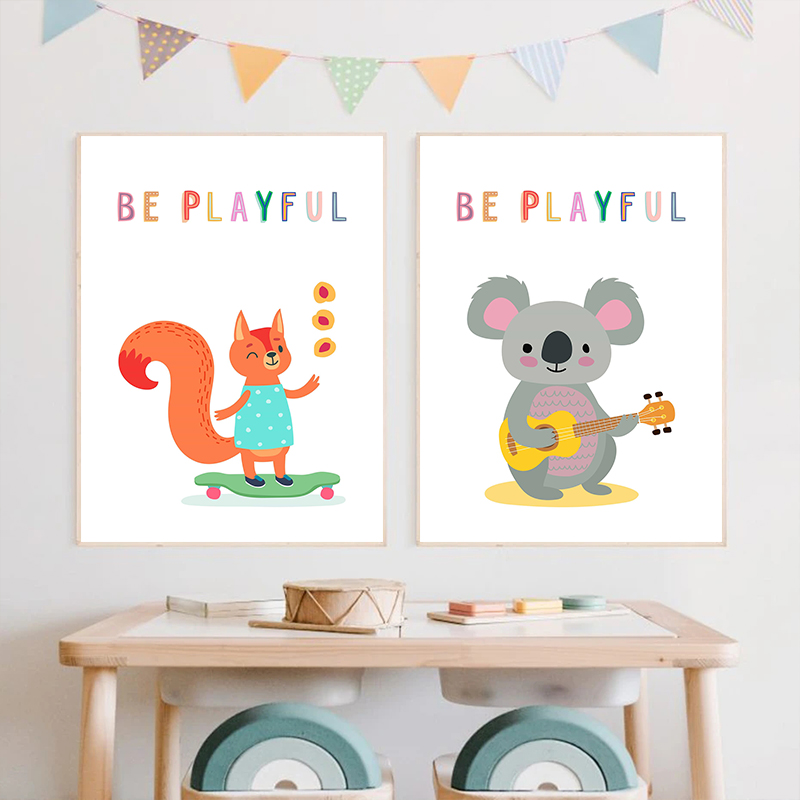 Canvas  Print Wall  Animals En - đánh giá và giá Kids Education Yes